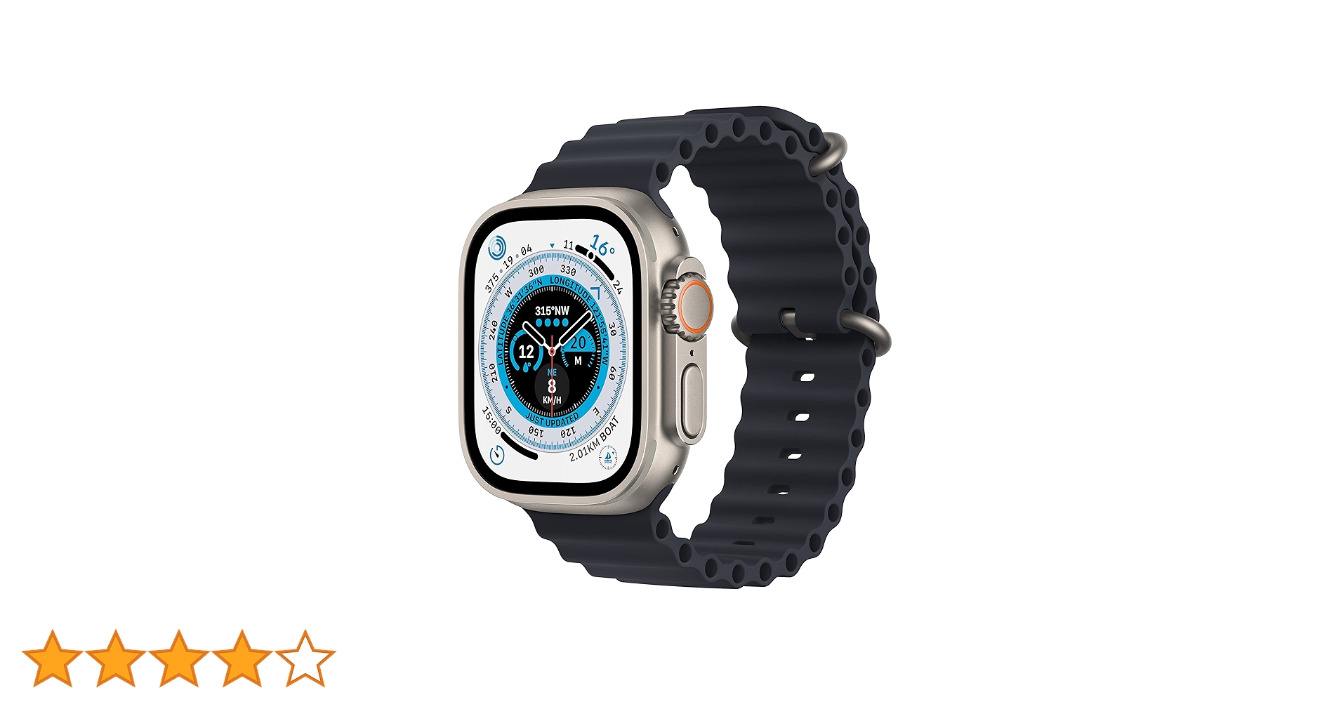 Apple - アップル Apple Watch Ultra 49mm チタニウム ミッドナイト Apple Watch Ultra [GPS + Cellular 49mm] Titanium Case with